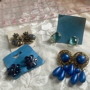 Blue earrings